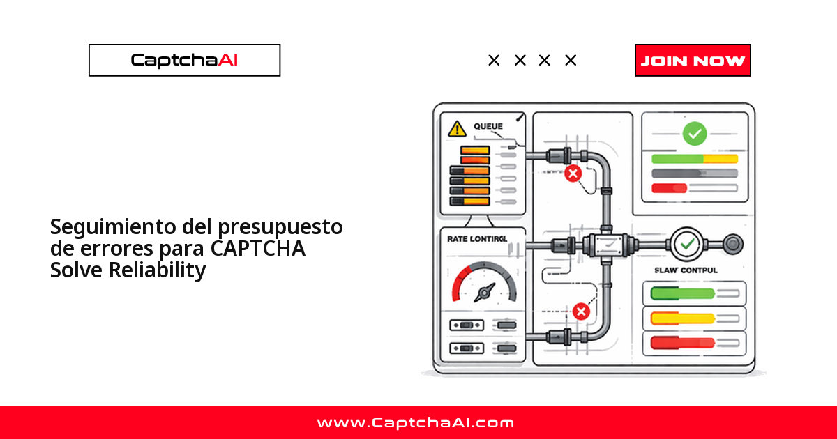 Seguimiento del presupuesto de errores en la resolución de CAPTCHA