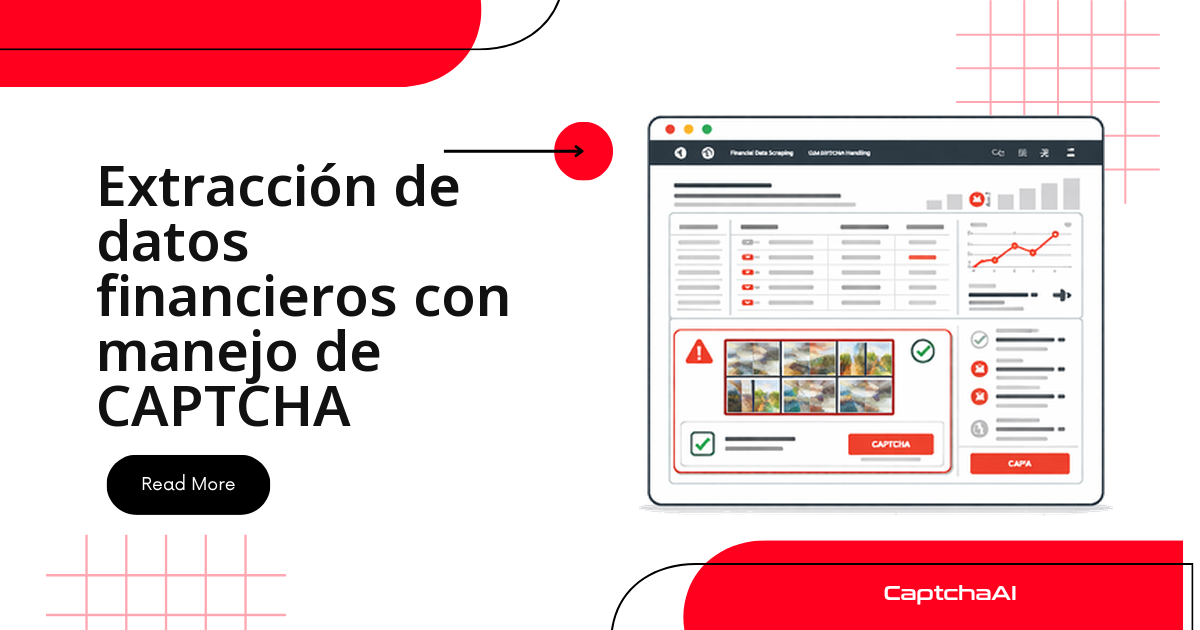 Extracción de datos financieros con manejo de CAPTCHA
