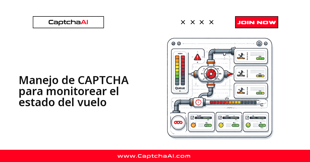 Manejo de CAPTCHA para monitorear el estado del vuelo