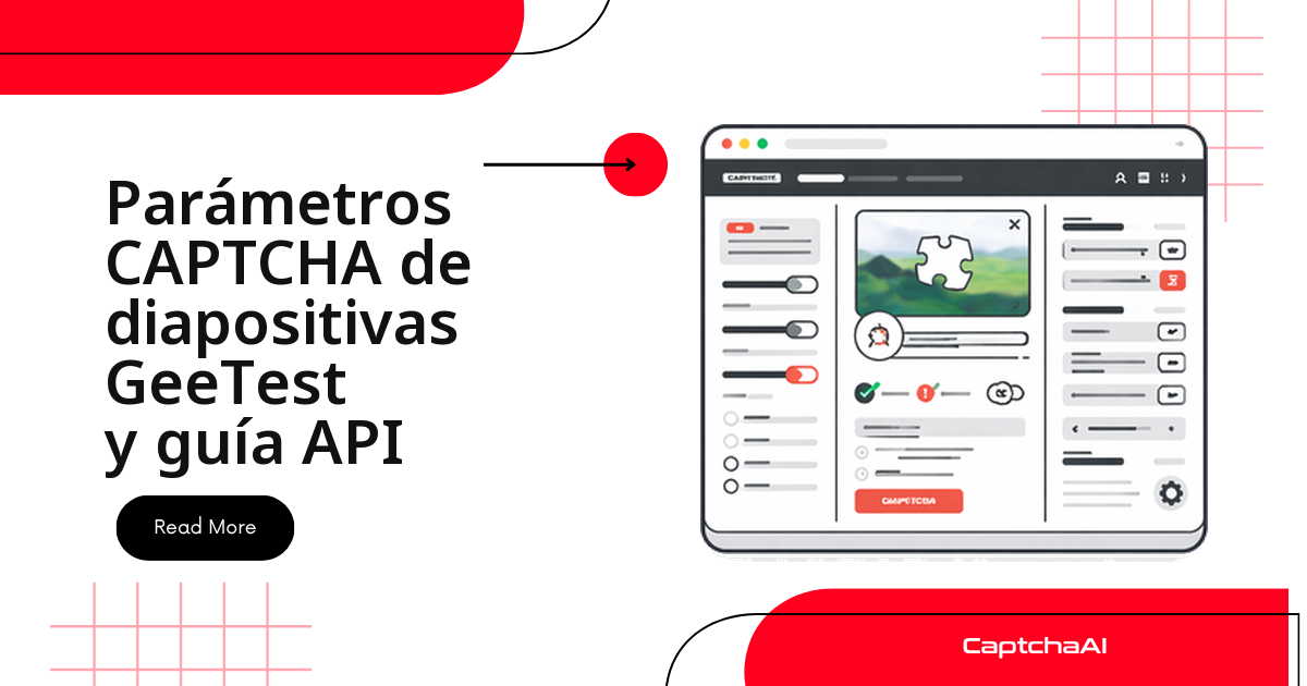 Parámetros del CAPTCHA deslizante de GeeTest y su API