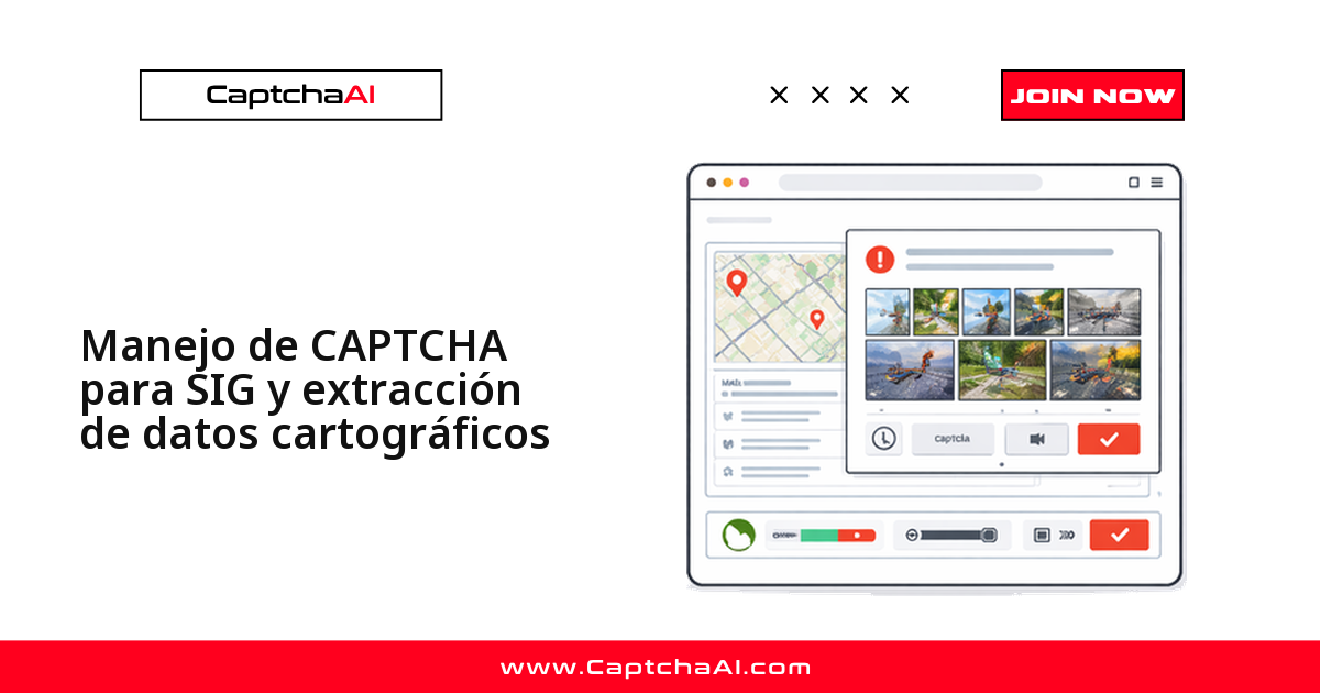 Manejo de CAPTCHA para SIG y extracción de datos cartográficos