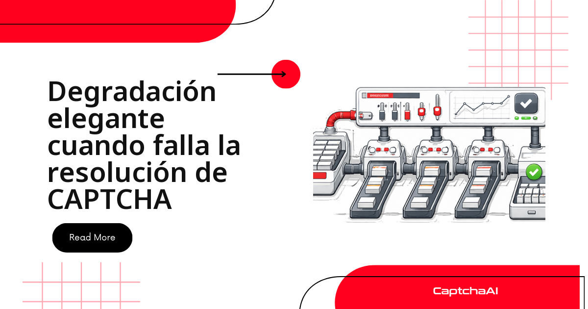 Degradación elegante cuando falla la resolución de CAPTCHA
