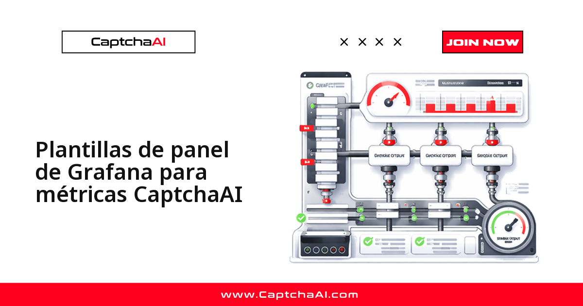 Plantillas de panel de Grafana para métricas CaptchaAI