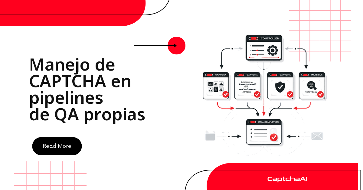 Manejo de CAPTCHA en pipelines de QA propias