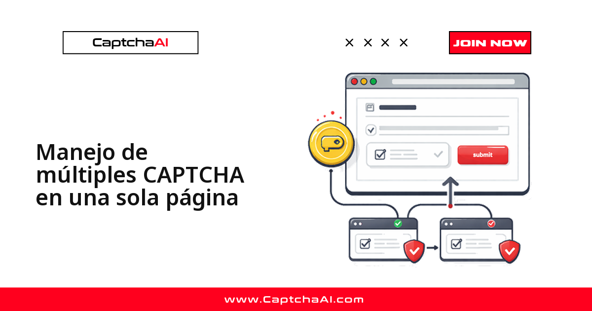 Manejo de múltiples CAPTCHA en una sola página