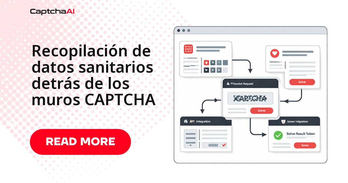 Recopilación de datos sanitarios detrás de los muros CAPTCHA