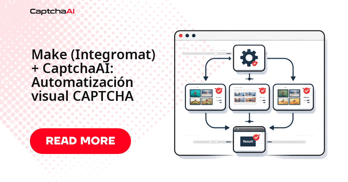Make (Integromat) + CaptchaAI: Automatización visual CAPTCHA