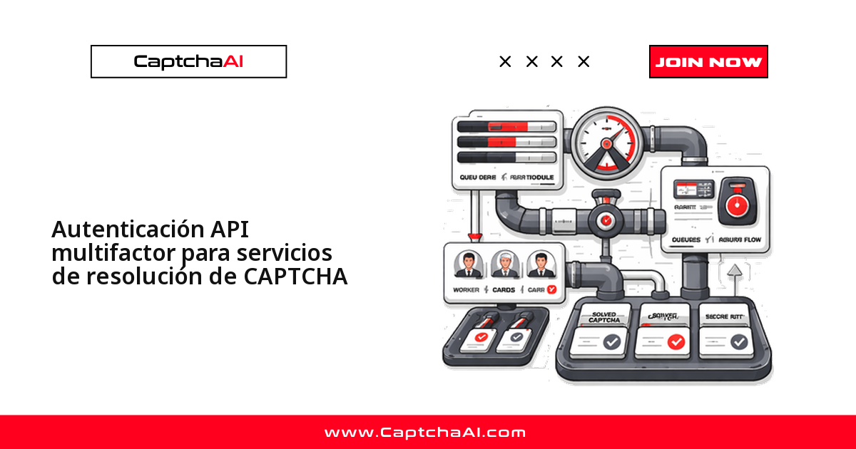Autenticación API multifactor para servicios de resolución de CAPTCHA