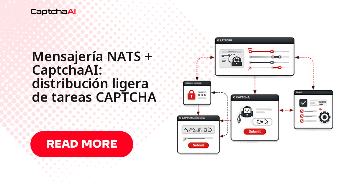 Mensajería NATS + CaptchaAI: distribución ligera de tareas CAPTCHA