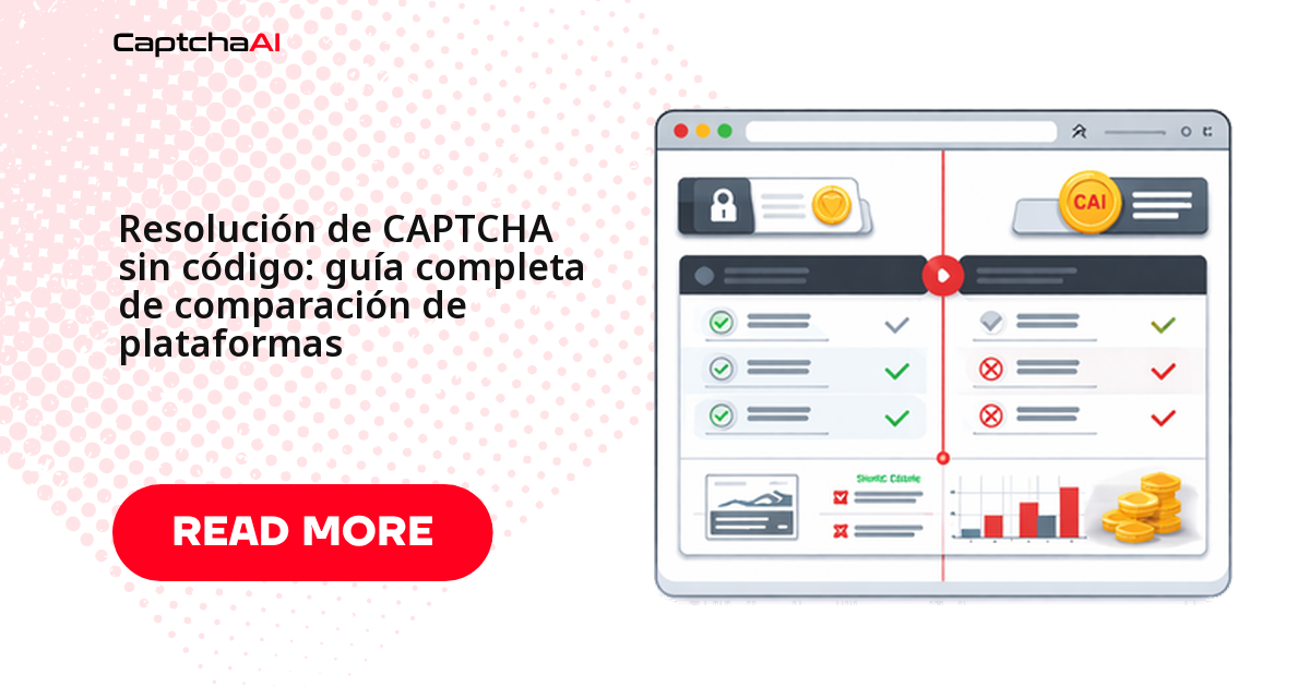 Resolver CAPTCHA sin código: comparativa de plataformas no-code