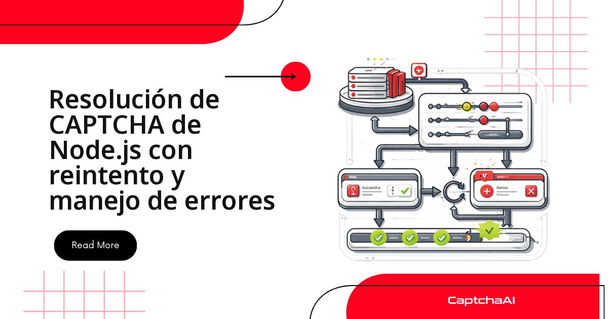 CAPTCHA en Node.js: reintentos y manejo de errores