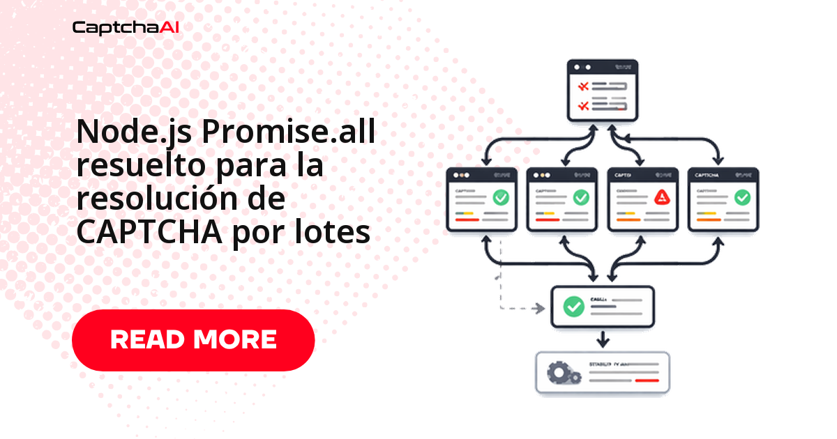 Node.js Promise.allSettled para resolver CAPTCHA por lotes