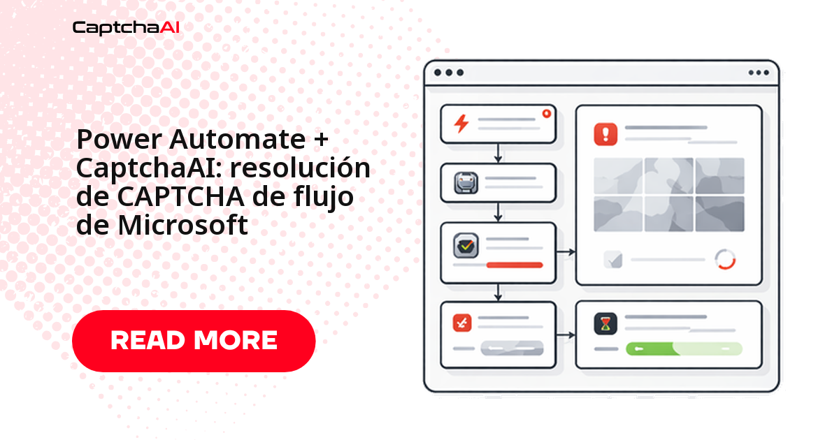 Power Automate + CaptchaAI: resolución de CAPTCHA de flujo de Microsoft