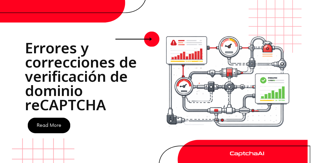 Errores y correcciones de verificación de dominio reCAPTCHA