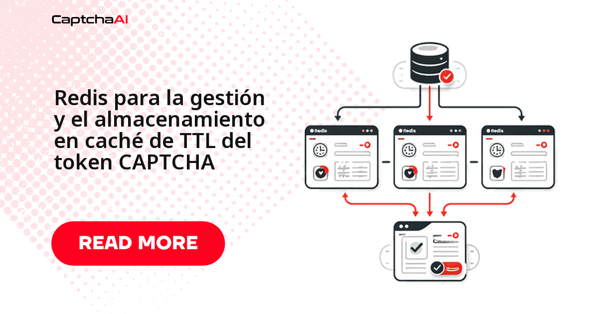 Redis para la gestión y el almacenamiento en caché de TTL del token CAPTCHA