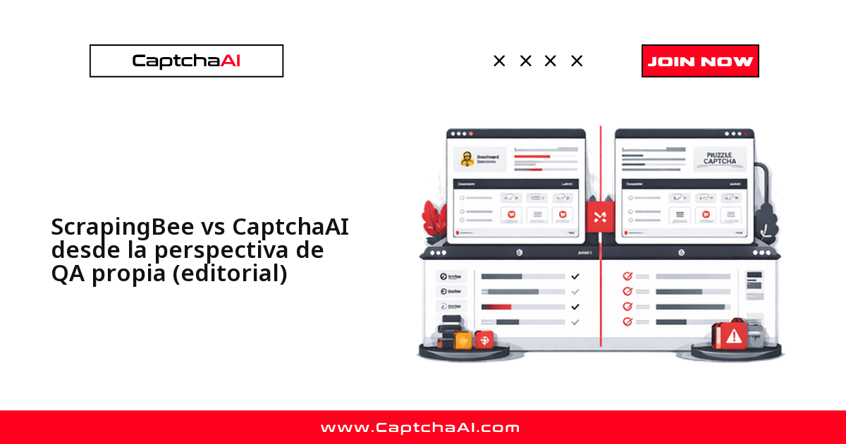 ScrapingBee vs CaptchaAI desde la perspectiva de QA propia (editorial)