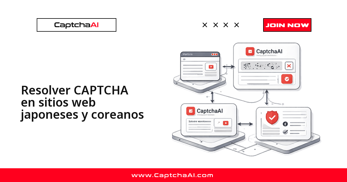 Resolver CAPTCHA en sitios web japoneses y coreanos
