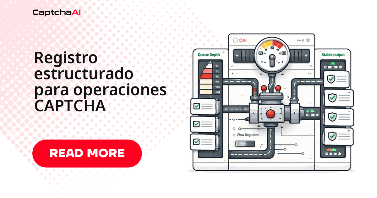 Registro estructurado para operaciones CAPTCHA