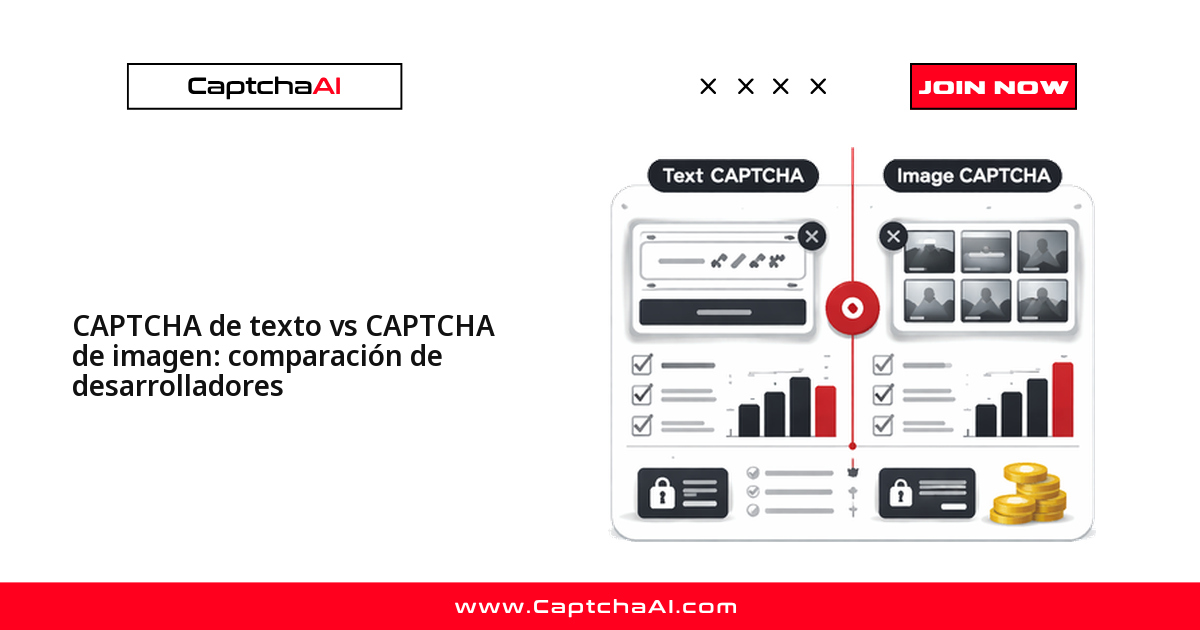 CAPTCHA de texto vs CAPTCHA de imagen: comparación de desarrolladores