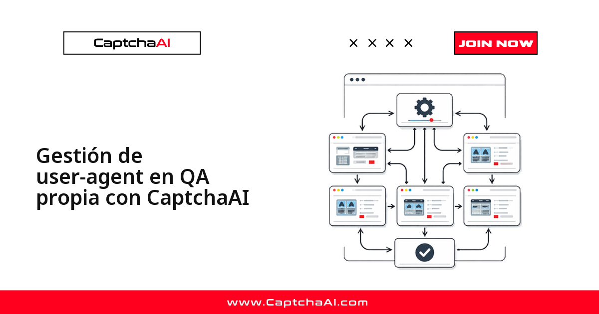 Gestión de user-agent en QA propia con CaptchaAI