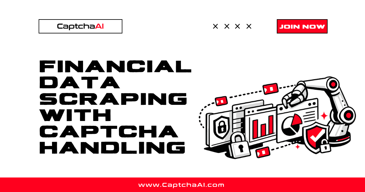 Financial Data Scraping with CAPTCHA Handling