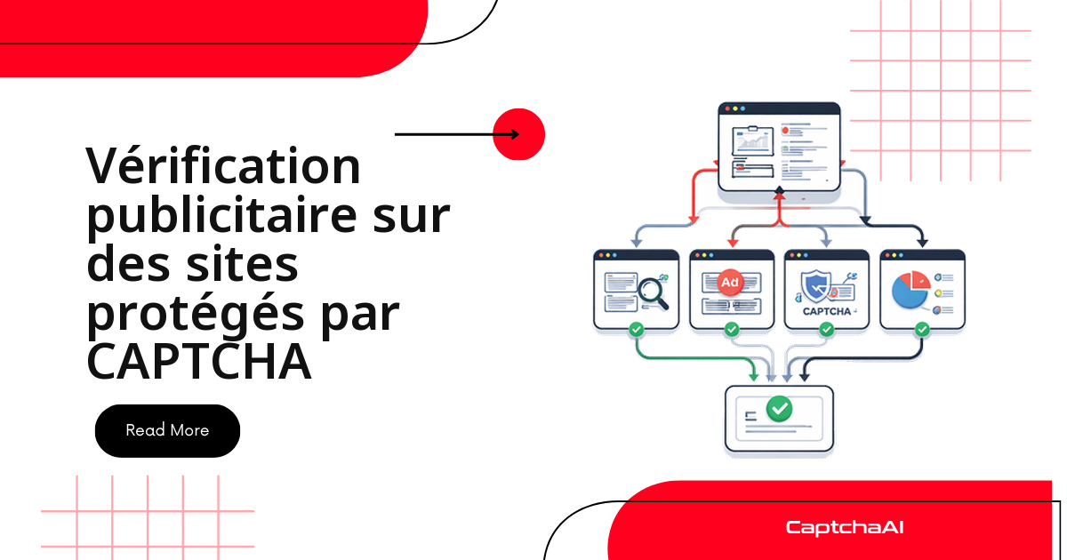 Vérification publicitaire sur des sites protégés par CAPTCHA