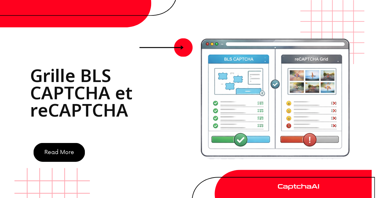 Grille BLS CAPTCHA et reCAPTCHA