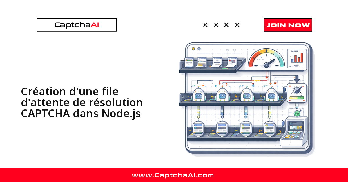 Création d'une file d'attente de résolution CAPTCHA dans Node.js