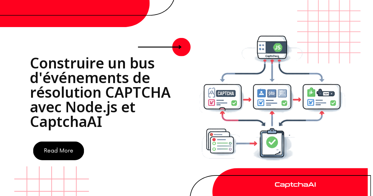 Construire un bus d'événements de résolution CAPTCHA avec Node.js et CaptchaAI