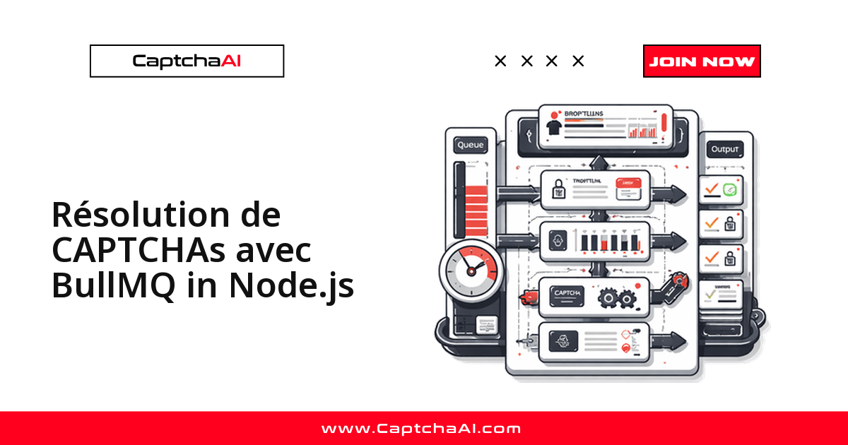 Résolution de CAPTCHAs avec BullMQ in Node.js
