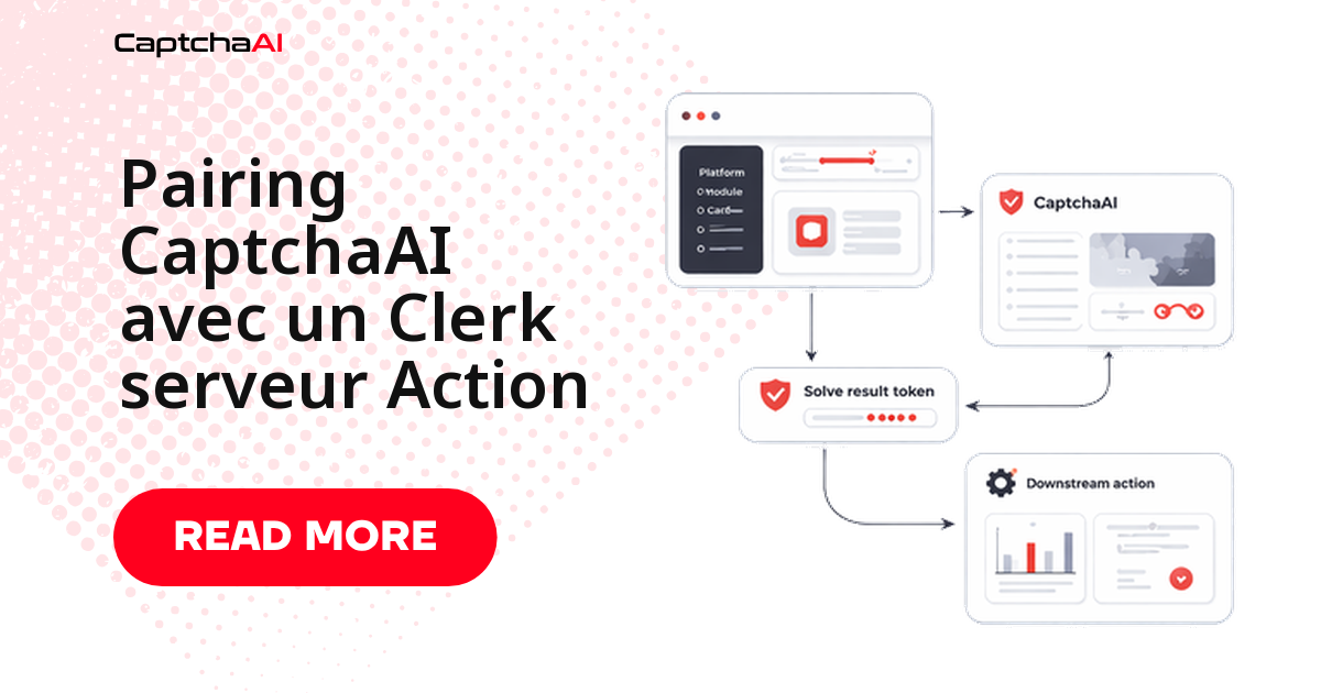 Pairing CaptchaAI avec un Clerk serveur Action