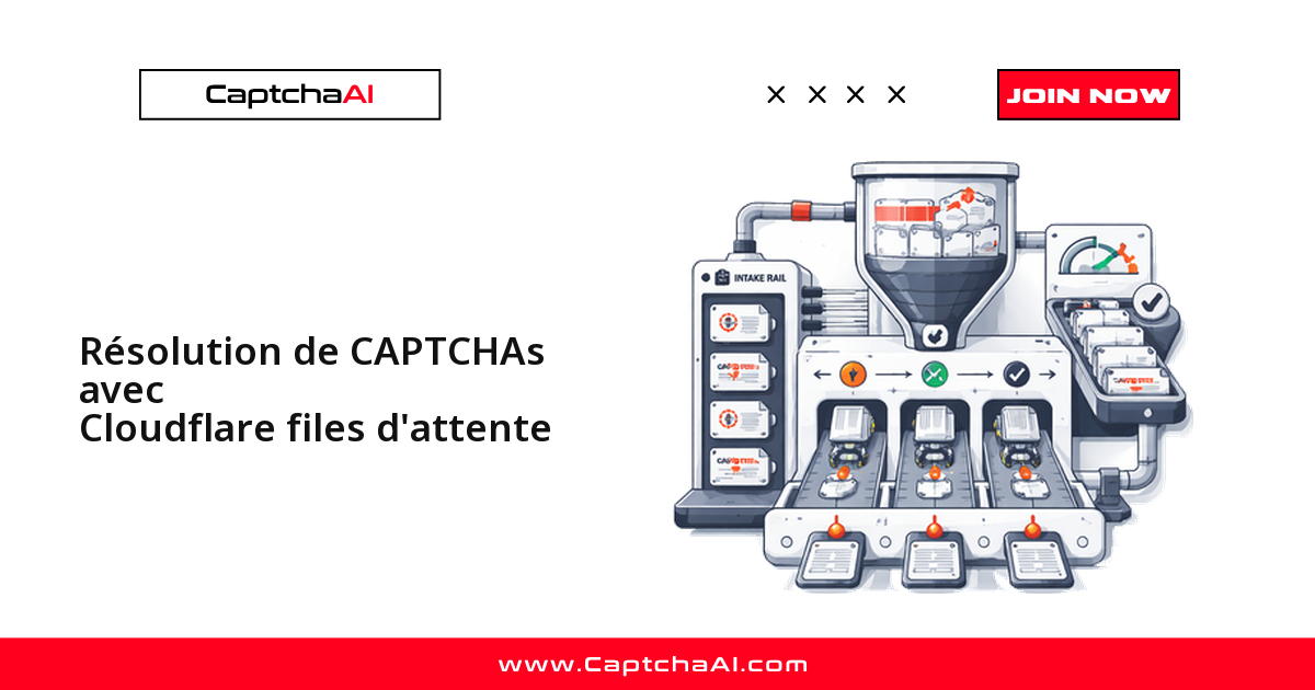Résolution de CAPTCHAs avec Cloudflare files d'attente