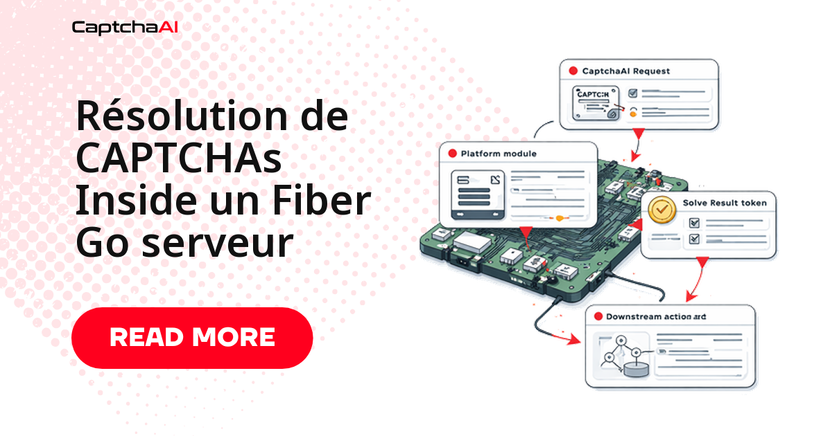 Résolution de CAPTCHAs Inside un Fiber Go serveur