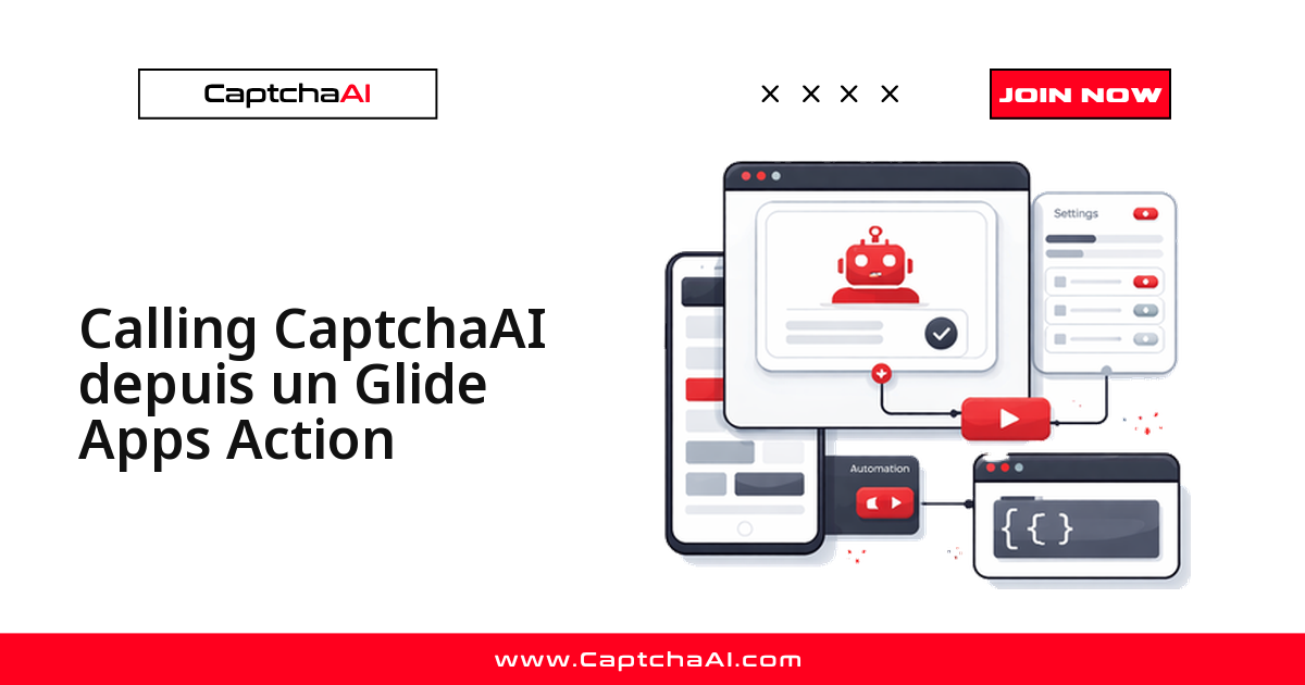 Calling CaptchaAI depuis un Glide Apps Action