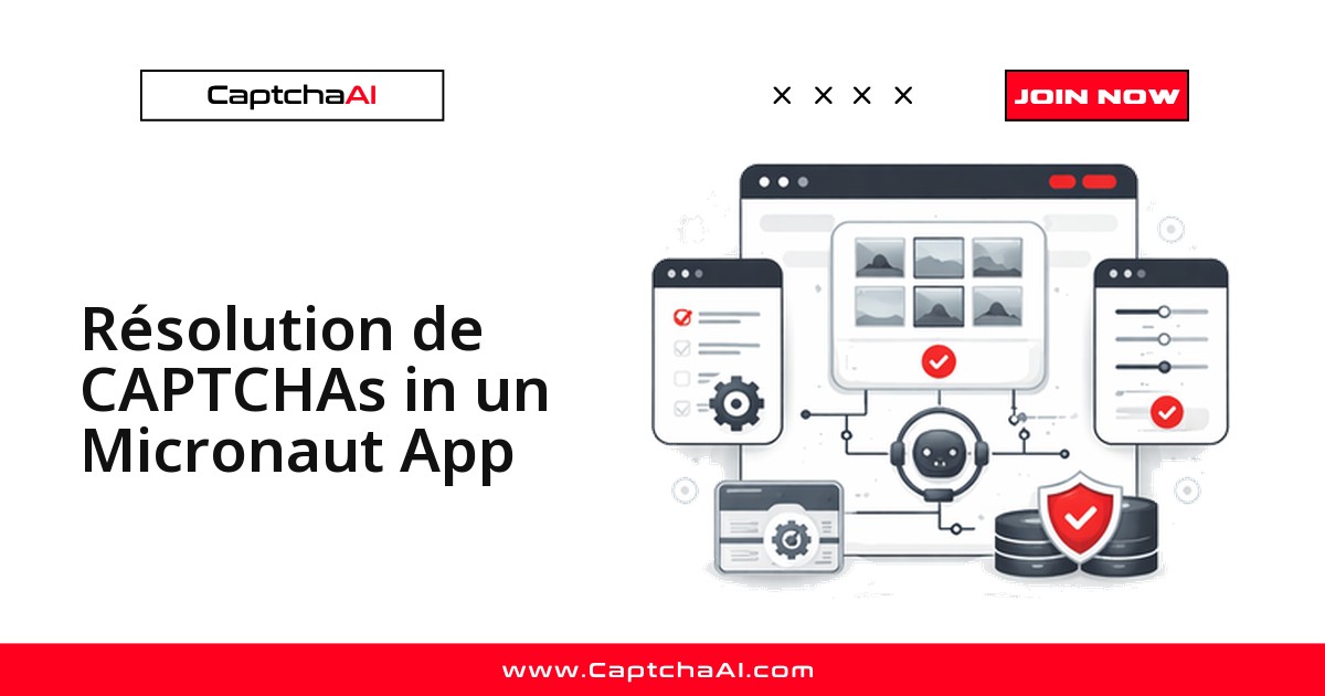 Résolution de CAPTCHAs in un Micronaut App