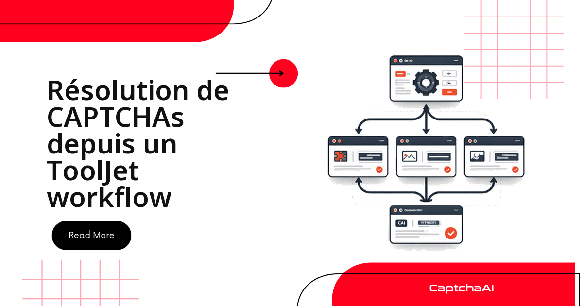 Résolution de CAPTCHAs depuis un ToolJet workflow