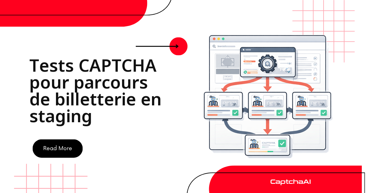 Tests CAPTCHA pour parcours de billetterie en staging