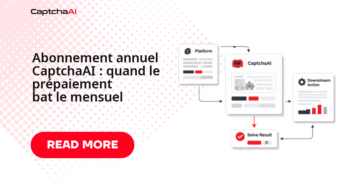 Abonnement annuel CaptchaAI : économisez 10 % sur chaque plan