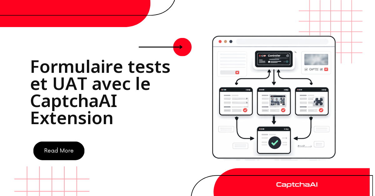 Formulaire tests et UAT avec le CaptchaAI Extension