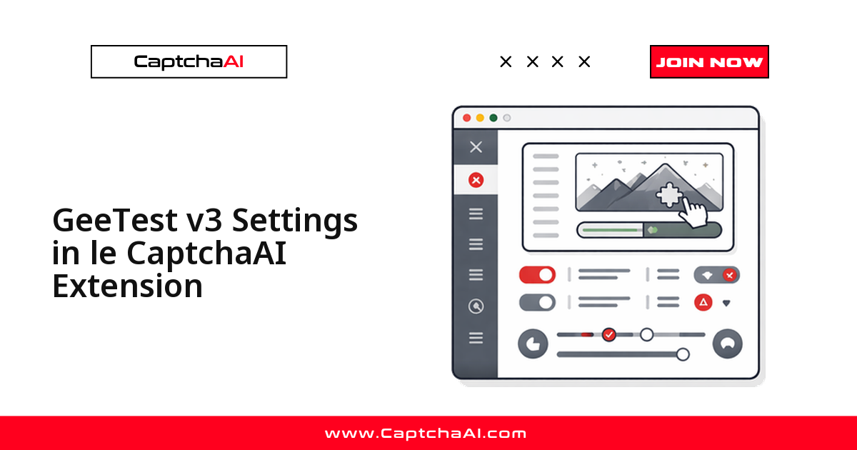 GeeTest v3 Settings in le CaptchaAI Extension