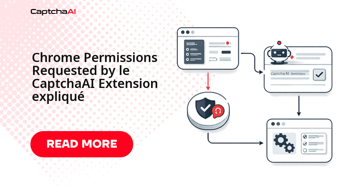 Chrome Permissions Requested by le CaptchaAI Extension expliqué