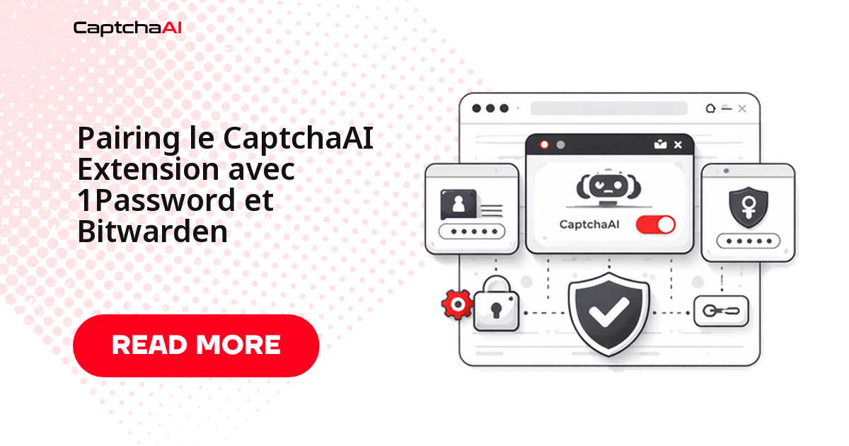 Pairing le CaptchaAI Extension avec 1Password et Bitwarden