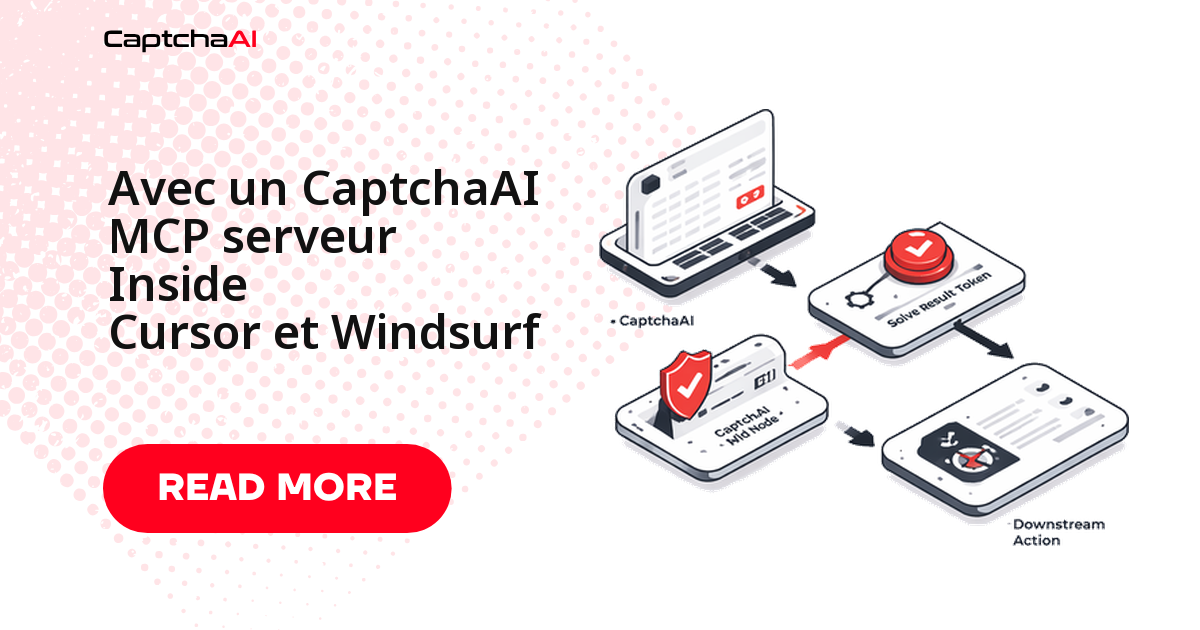 Avec un CaptchaAI MCP serveur Inside Cursor et Windsurf
