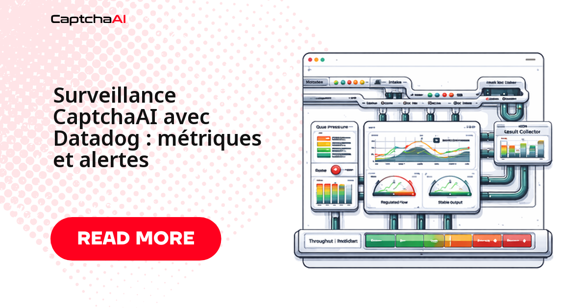 Surveillance CaptchaAI avec Datadog : métriques et alertes