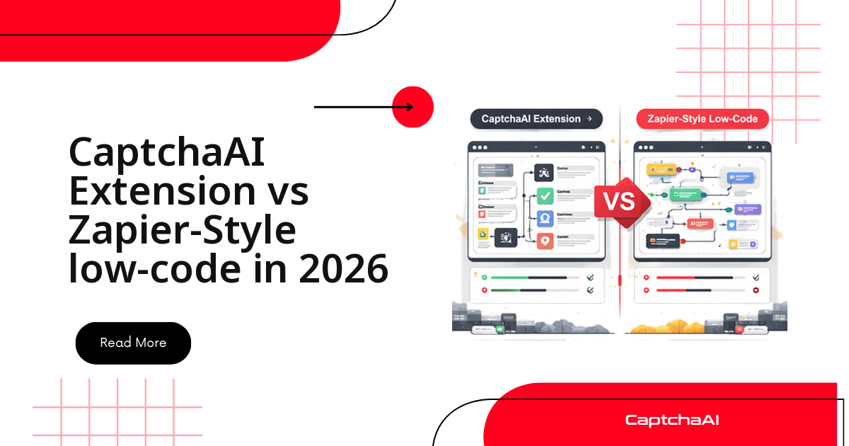 CaptchaAI Extension vs Zapier-Style low-code in 2026