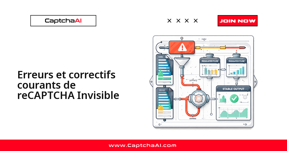 Erreurs et correctifs courants de reCAPTCHA Invisible