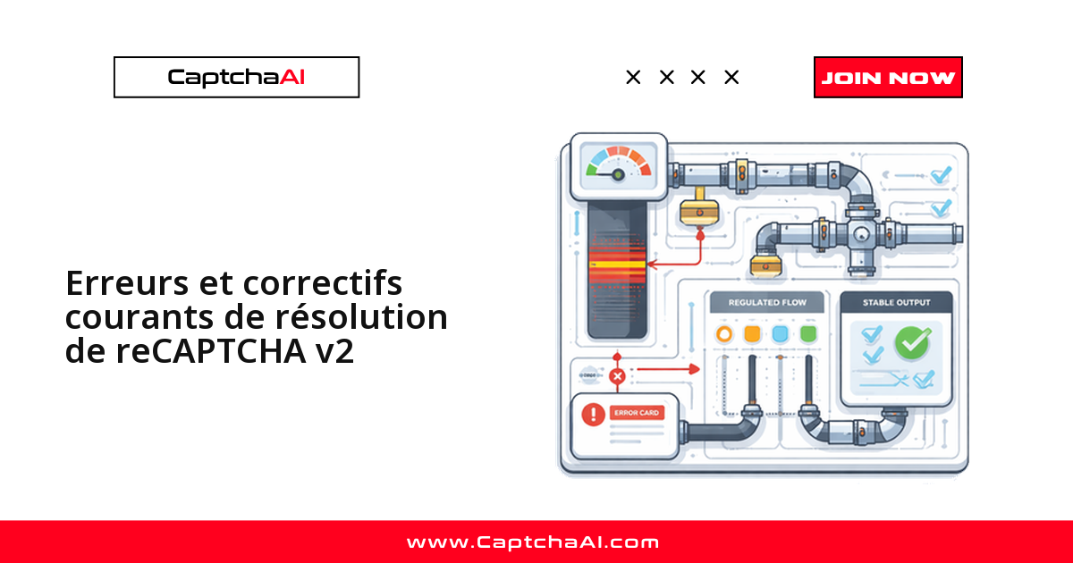 Erreurs et correctifs courants de résolution de reCAPTCHA v2