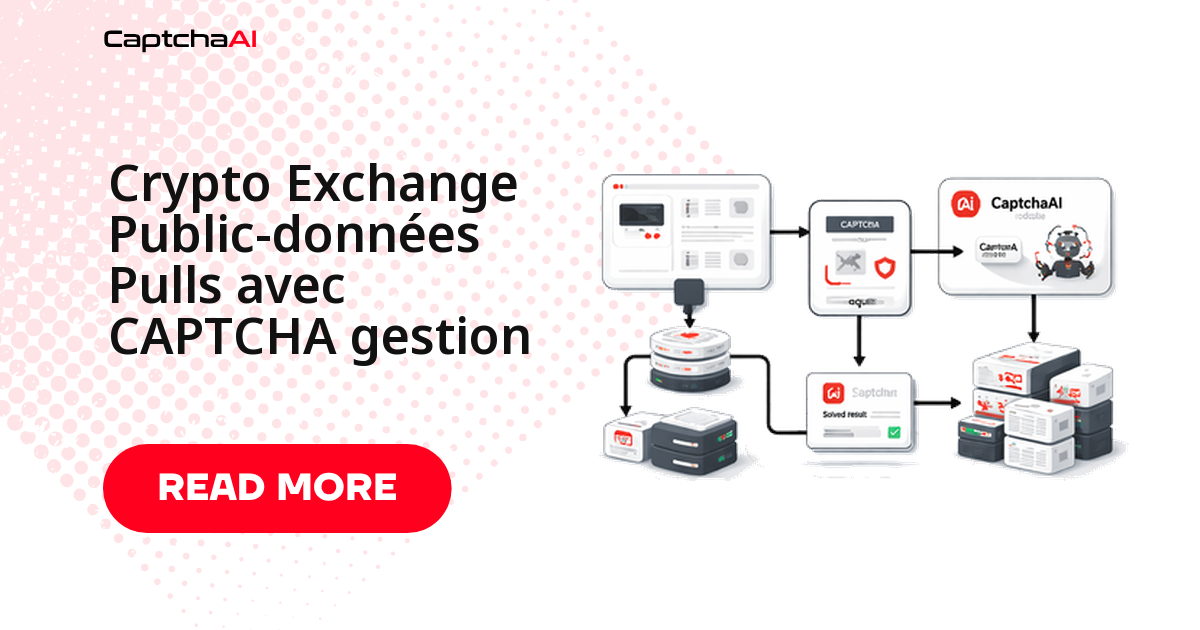 Crypto Exchange Public-données Pulls avec CAPTCHA gestion
