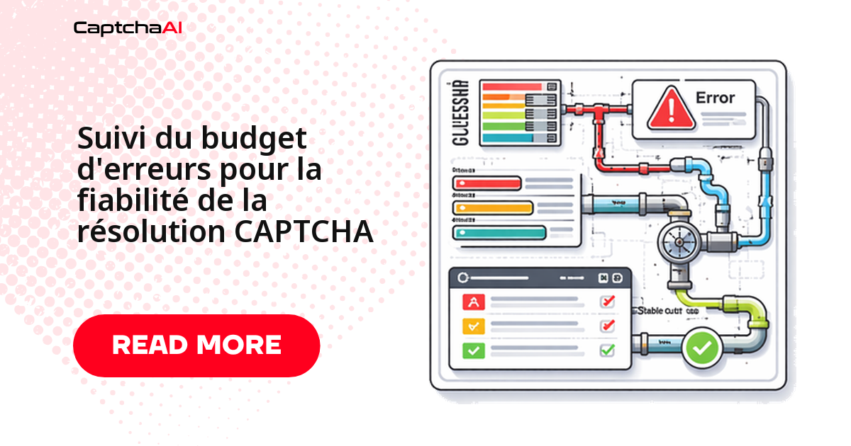 Suivi du budget d'erreurs pour la fiabilité de la résolution CAPTCHA