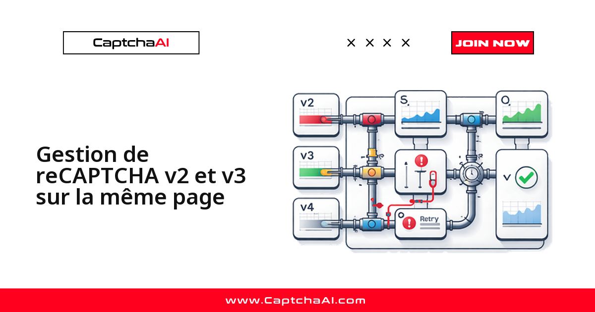 Gestion de reCAPTCHA v2 et v3 sur la même page
